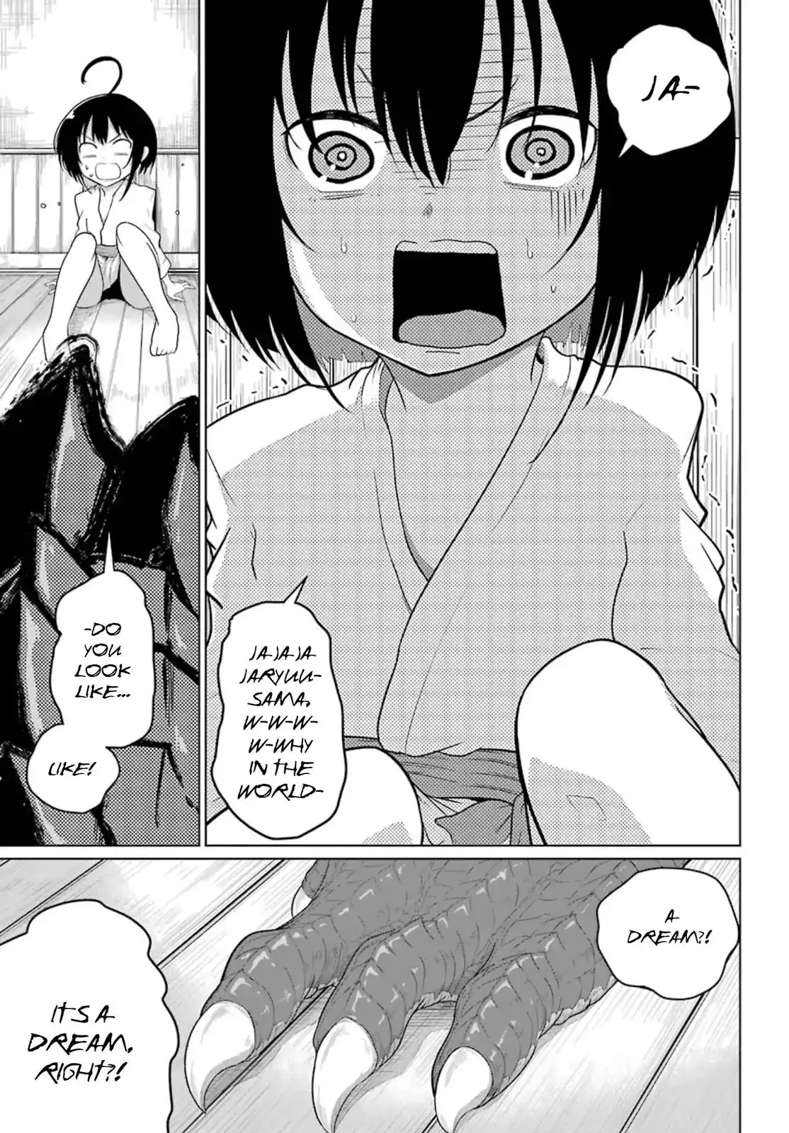 Yowai 5000-nen no Soshoku Doragon Iware Naki Yokoshima Ryou Nintei - Yada Kono Ikenie Hito no Hanashi o Kiite Kurenai Chapter 4 39